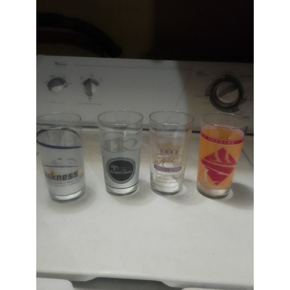 Lot Of 4 Kentucky Derby Drinking Shot Glasses